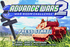 Advanced Wars 2 - War Room Challenge Title Screen